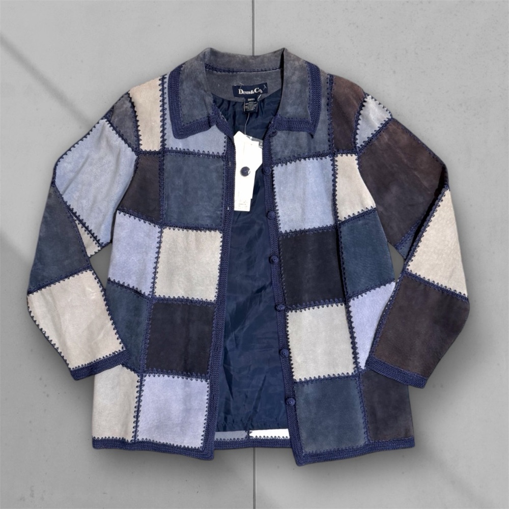 Nwt Vintage Suede Patchwork Jacket - image 2